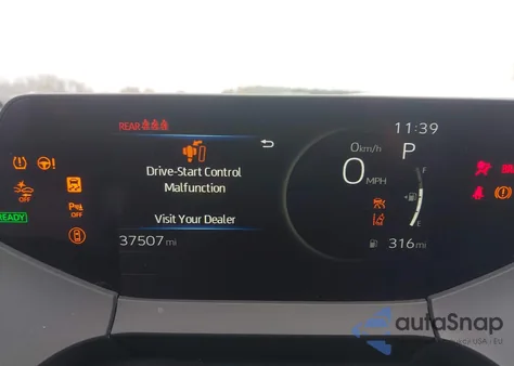 2024 Toyota Prius Le из США, поврежденный, VIN JTDACAAU9R3034596